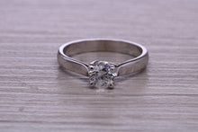 Load image into Gallery viewer, One carat Moissanite Diamond set Chunky Solitaire