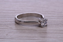 Load image into Gallery viewer, One carat Moissanite Diamond set Chunky Solitaire