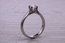 Load image into Gallery viewer, One carat Moissanite Diamond set Chunky Solitaire