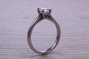 0.70 carat Round cut Natural Diamond set Solitaire