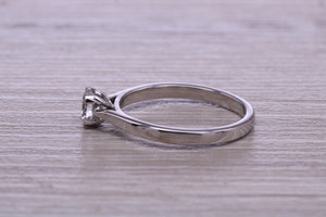 Beautiful Diamond Solitaire, Certified Diamond, Choice of Diamond Sizes and Precious Metal