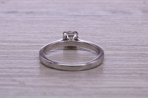 Beautiful Diamond Solitaire, Certified Diamond, Choice of Diamond Sizes and Precious Metal