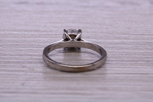 One Carat Certified Diamond set Platinum Solitaire