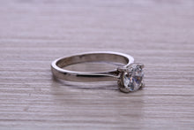 Load image into Gallery viewer, One Carat Certified Diamond set Platinum Solitaire