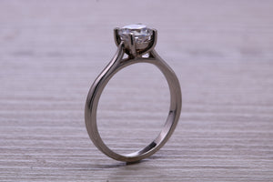 One Carat Certified Diamond set Platinum Solitaire
