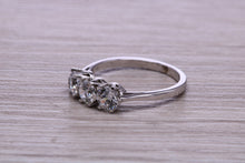 Load image into Gallery viewer, One and Quarter carat Trilogy Diamond set Ring