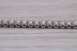 Two carat Diamond set 18ct White Gold Tennis bracelet