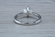 Load image into Gallery viewer, 1.25ct Platinum Diamond Solitaire. Forever One grade Moissanite Diamond