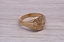 Load image into Gallery viewer, Chunky Prince of Wales Feathers Signet Ring