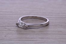 Load image into Gallery viewer, Marquise cut One carat Moissanite Diamond set Platinum Solitaire