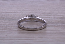 Load image into Gallery viewer, Marquise cut One carat Moissanite Diamond set Platinum Solitaire