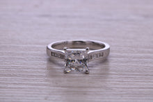 Load image into Gallery viewer, One carat Moissnaite Diamond and Natural Diamond set Ring