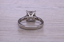 Load image into Gallery viewer, One carat Moissnaite Diamond and Natural Diamond set Ring