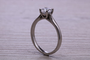 0.70 carat Round cut Natural Diamond set Solitaire