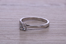 Load image into Gallery viewer, Beautiful Diamond Solitaire, Certified Diamond, Choice of Diamond Sizes and Precious Metal