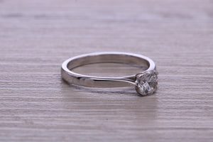 Beautiful Diamond Solitaire, Certified Diamond, Choice of Diamond Sizes and Precious Metal