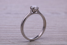 Load image into Gallery viewer, Beautiful Diamond Solitaire, Certified Diamond, Choice of Diamond Sizes and Precious Metal