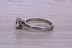 One Carat Certified Diamond set Platinum Solitaire