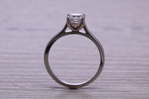One Carat Certified Diamond set Platinum Solitaire