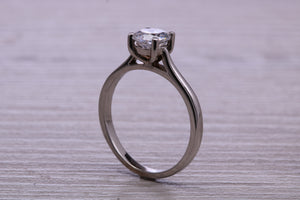 One Carat Certified Diamond set Platinum Solitaire