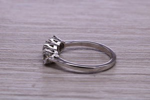 One and Quarter carat Trilogy Diamond set Ring
