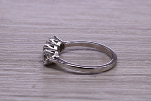 Three Quarter carat Trilogy Diamond set Platinum Ring