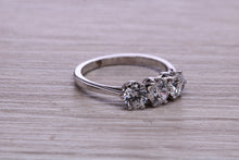 Load image into Gallery viewer, One and Quarter carat Trilogy Diamond set Ring