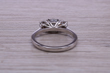 Load image into Gallery viewer, One carat Traditional Diamond set Trilogy Ring, Graduating Round cut Diamonds
