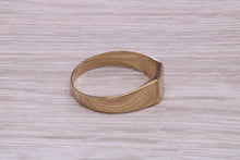 Load image into Gallery viewer, Small Signet ring,high polished finish. suitable for ladies and gents of all ages, available in your choice pf precious metals