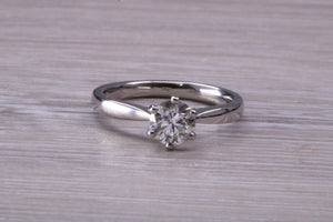 Elegant and Timeless One carat Diamond Solitaire