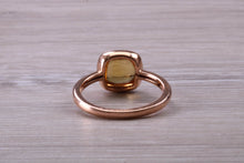 Load image into Gallery viewer, Cabochon cut Citrine set Rose Gold Ring