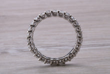 Load image into Gallery viewer, Stunning One carat Full Circle set Platinum Diamond Band