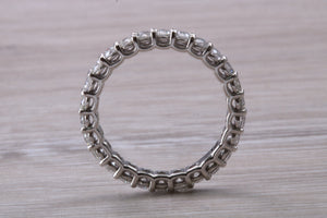 Stunning One carat Full Circle set Platinum Diamond Band