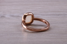 Load image into Gallery viewer, Cabochon cut Moonstone set Rose Gold Ring