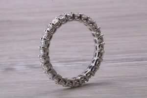 Stunning One carat Full Circle set Platinum Diamond Band
