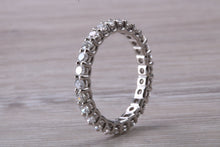 Load image into Gallery viewer, Stunning One carat Full Circle set Platinum Diamond Band
