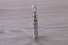 Load image into Gallery viewer, Stunning One carat Full Circle set Platinum Diamond Band