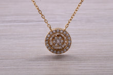 Load image into Gallery viewer, Beautiful and Elegant yet simple Diamond set Necklace in 18ct Yellow Gold