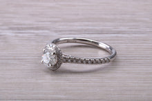 Load image into Gallery viewer, Natural Diamond set Engagement Ring with Matching Wedding Band
