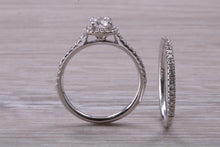 Load image into Gallery viewer, Natural Diamond set Engagement Ring with Matching Wedding Band