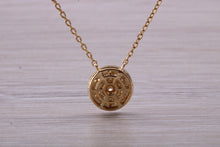 Load image into Gallery viewer, Beautiful and Elegant yet simple Diamond set Necklace in 18ct Yellow Gold