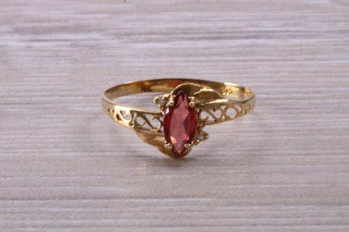 Dainty Garnet Gemstone Ring