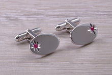 Load image into Gallery viewer, Ruby set Gentleman&#39;s Cufflinks