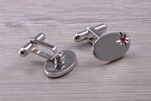 Load image into Gallery viewer, Ruby set Gentleman&#39;s Cufflinks