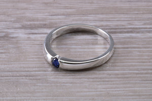 Natural Blue Sapphire Petite Ring