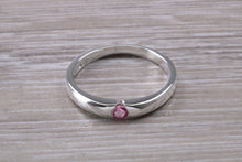 Load image into Gallery viewer, Natural Pink Sapphire Petite Ring