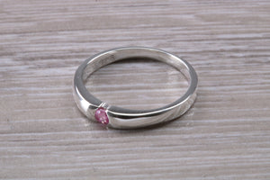 Natural Pink Sapphire Petite Ring