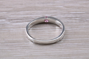 Natural Pink Sapphire Petite Ring