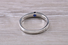 Load image into Gallery viewer, Natural Blue Sapphire Petite Ring