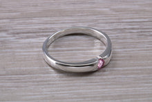 Load image into Gallery viewer, Natural Pink Sapphire Petite Ring